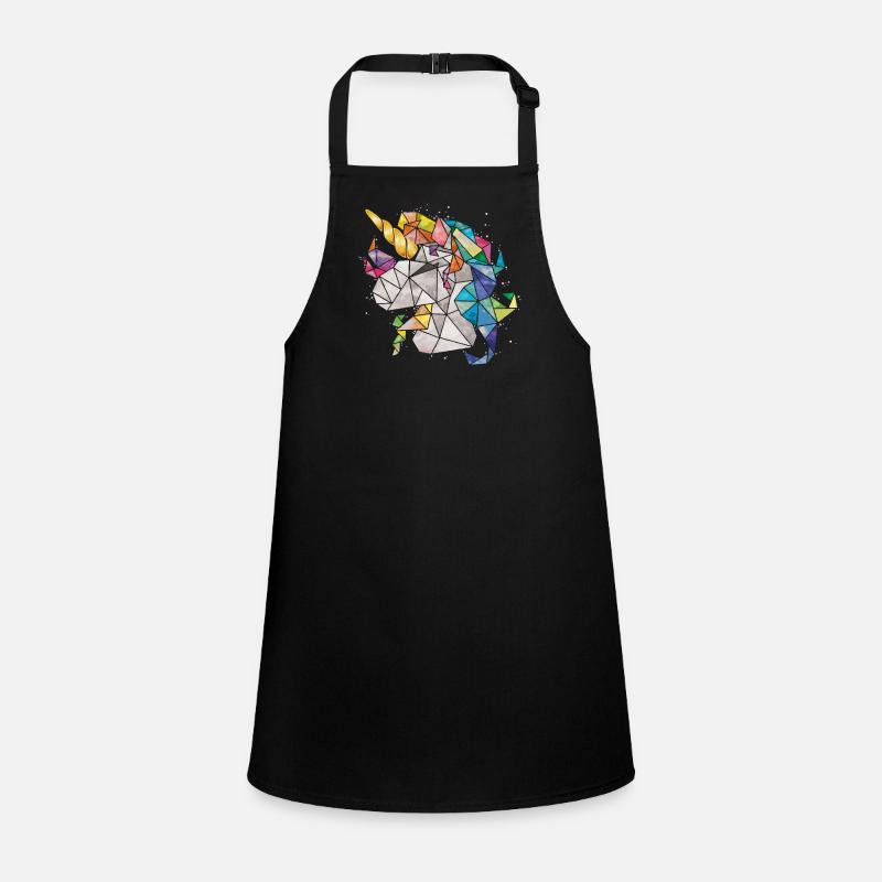 Unicorn Rainbow Chibi Child Children's Apron