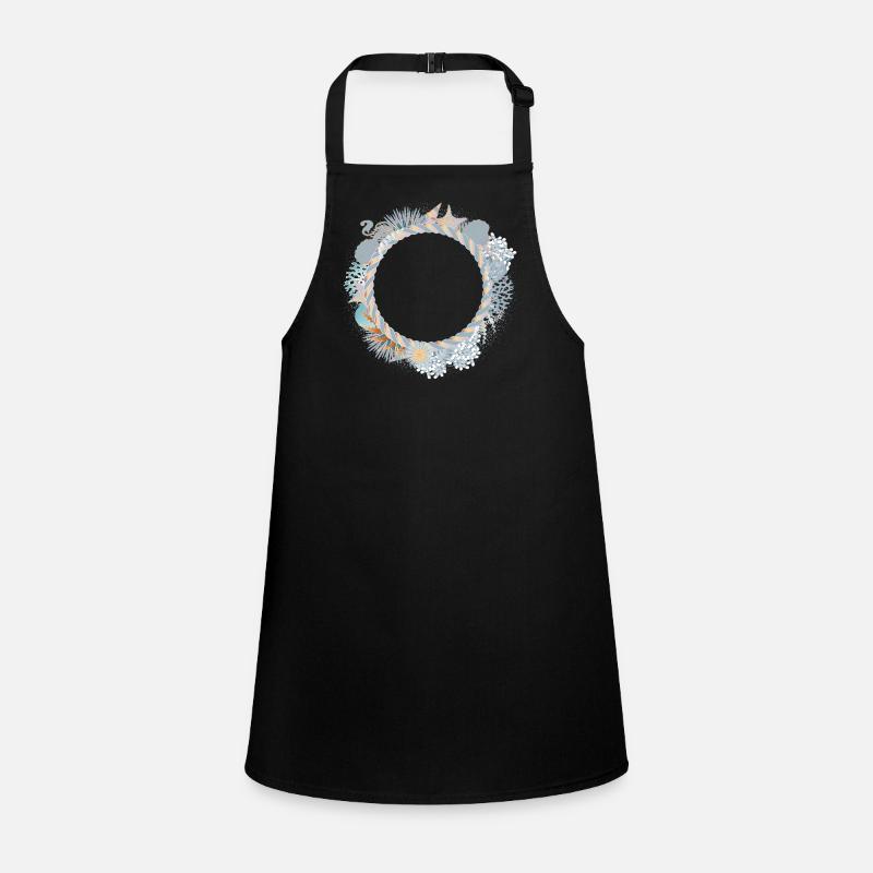 maritime pastel frame in coral reef look Children's Apron