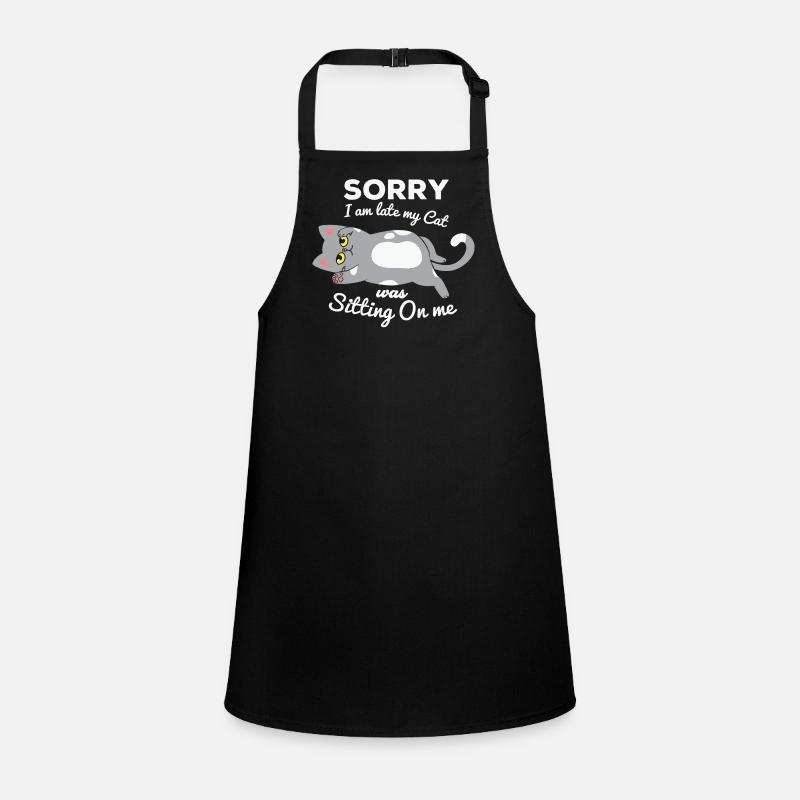not in the morning, being late, missing the alarm clock Children's Apron