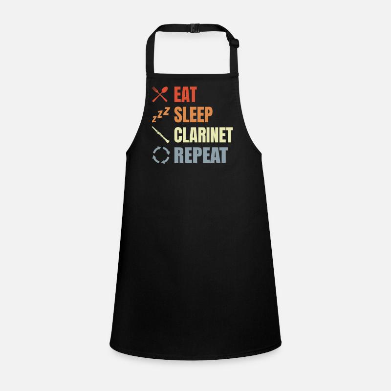 Eat Sleep Clarinet Repeat Children's Apron
