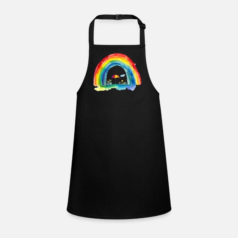 Regenbogen Schürze für Kinder