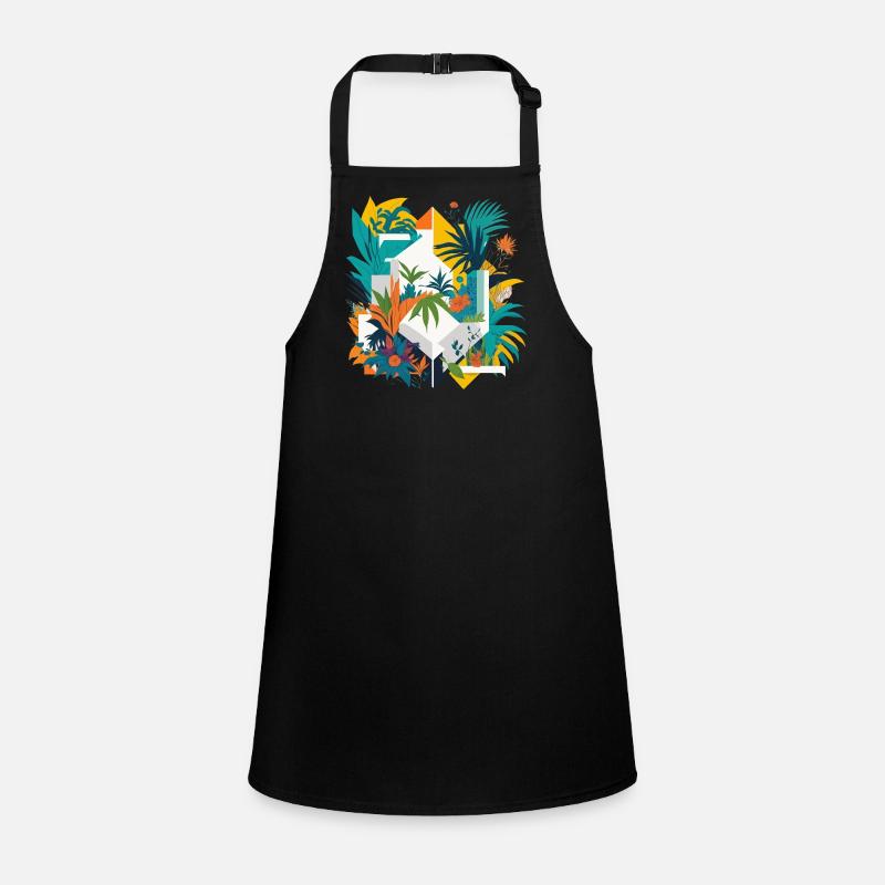Geometric Jungle Children's Apron