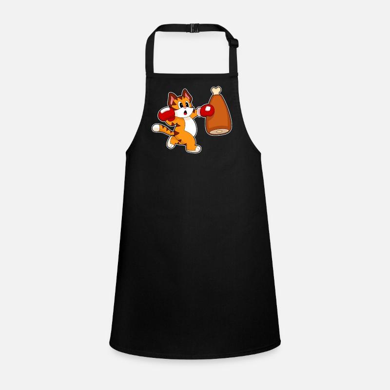 Tiger Boxer Boxsack Boxen Schürze für Kinder