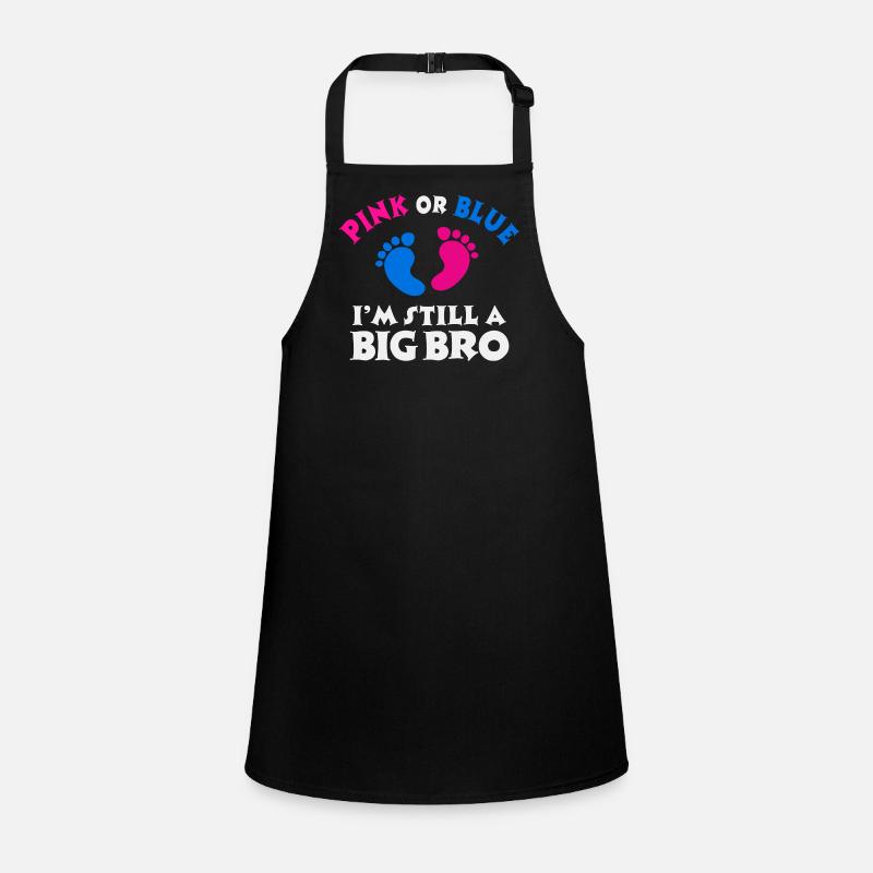 Brother's Heart Proud Big Brother Bro Statement Children's Apron
