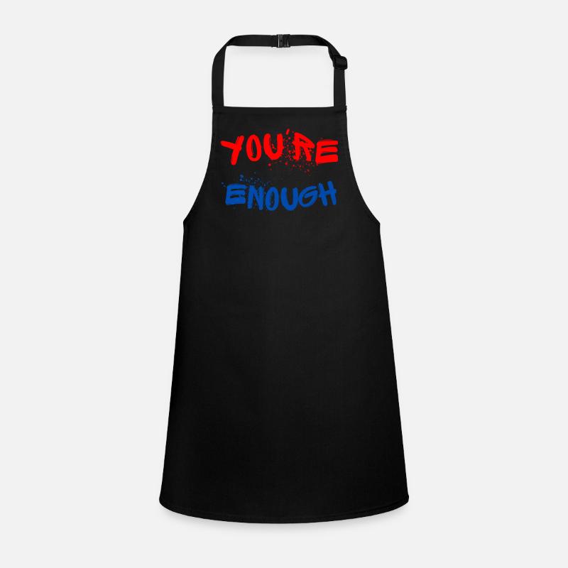 Expressive graffiti designs with splashes of paint Children's Apron