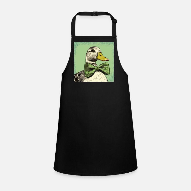 Duck with Bowtie Children's Apron