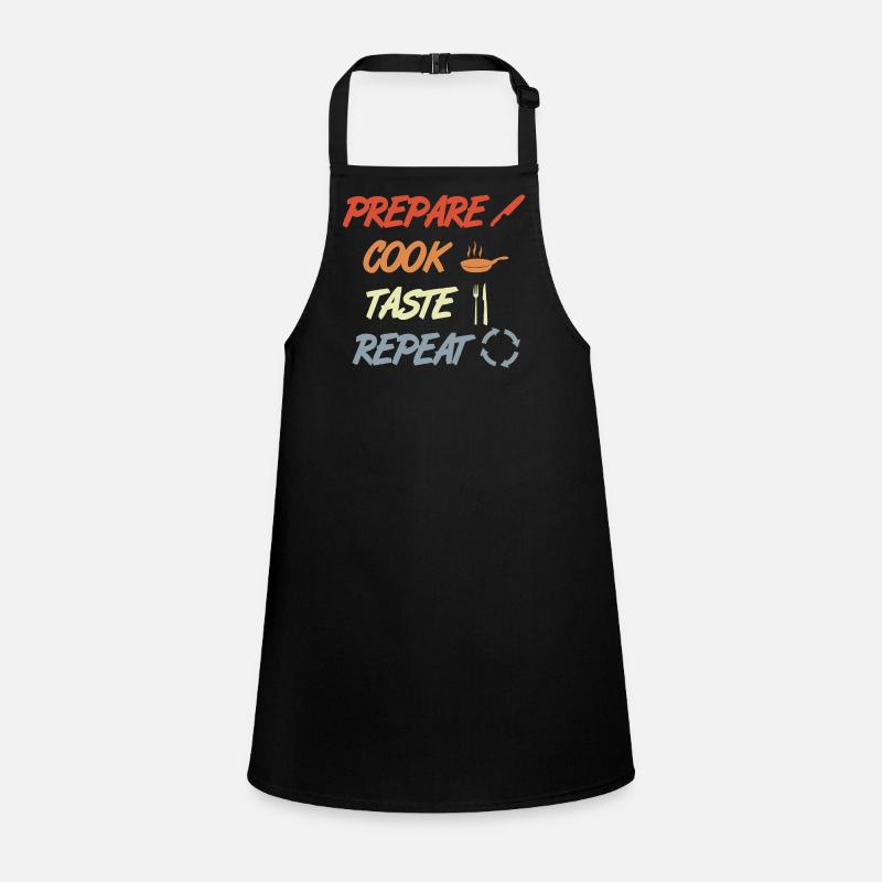 Prepare Cook Taste Repeat Children's Apron