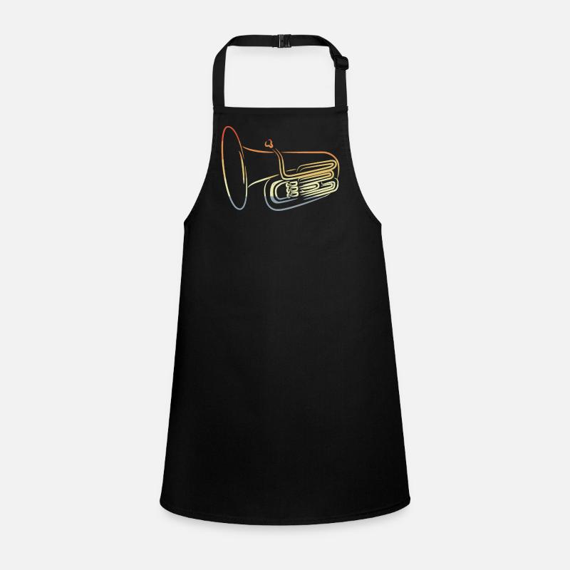 Dessin de Tuba Vintage Tablier Enfant