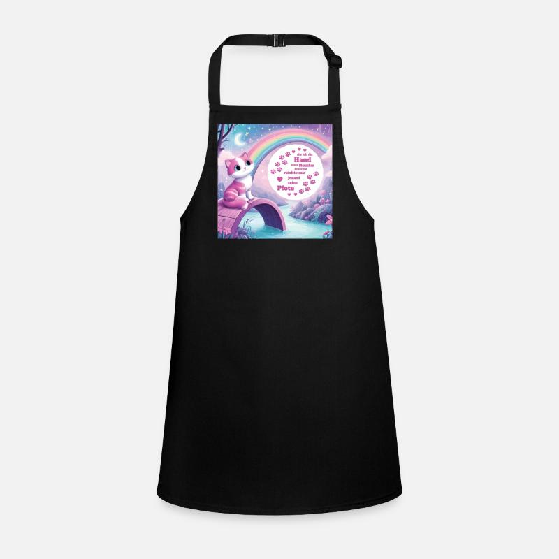 Chat avec arc-en-ciel Tablier Enfant