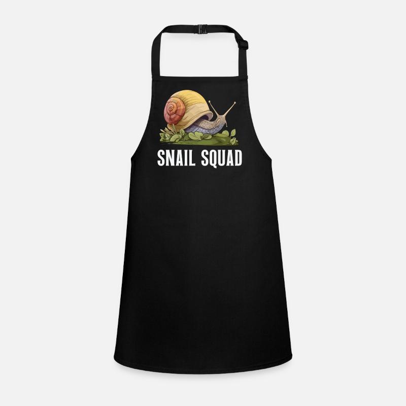 Snail Squad – Snail Love & Garden Humor Children's Apron