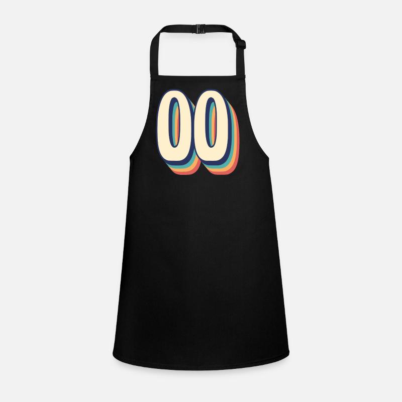 Vintage Retro T Shirt Number 00 Zero Zero Children's Apron