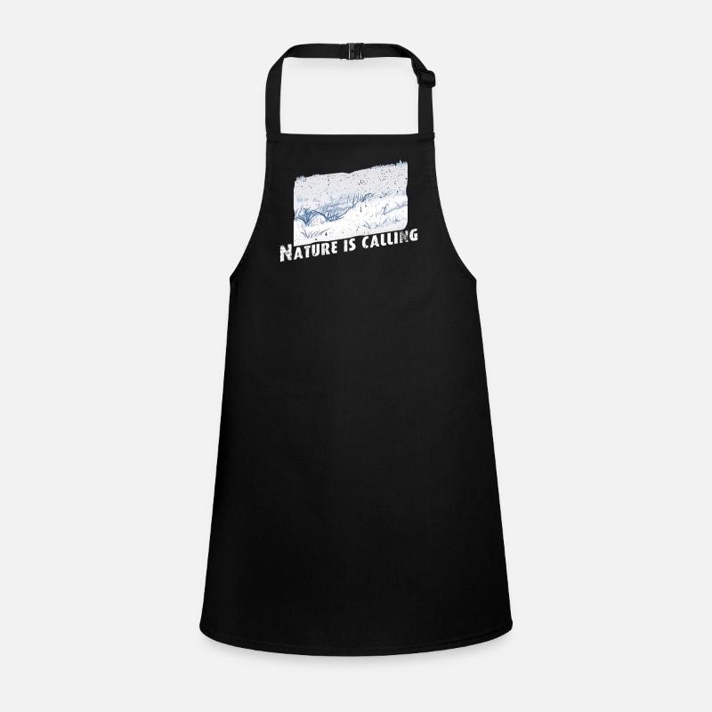 Nature is calling Winter Schürze für Kinder