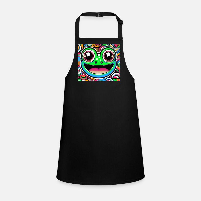 Frog Pop Art Children's Apron