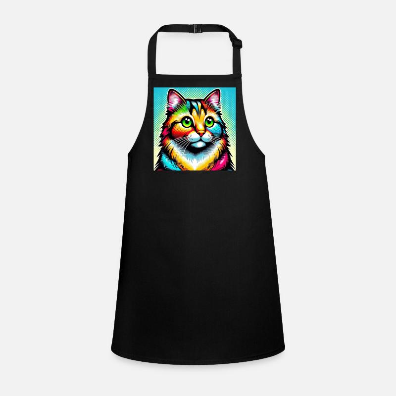Cat Pop Art Children's Apron
