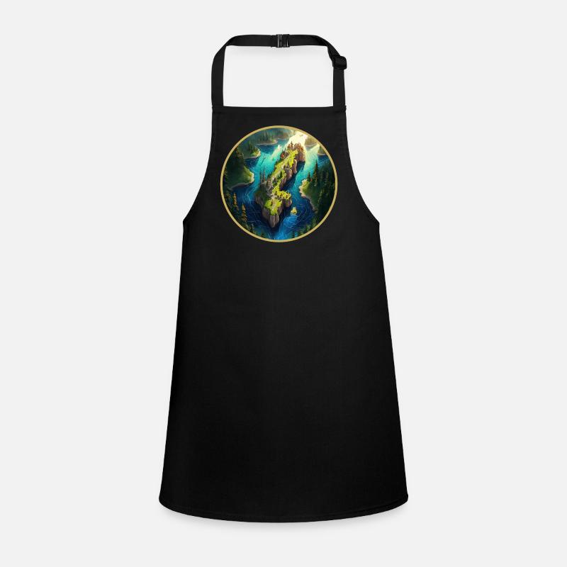 Fantasy Sweden map Children's Apron