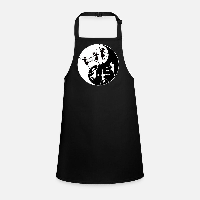 Ballet Dancing Yin Yang Children's Apron