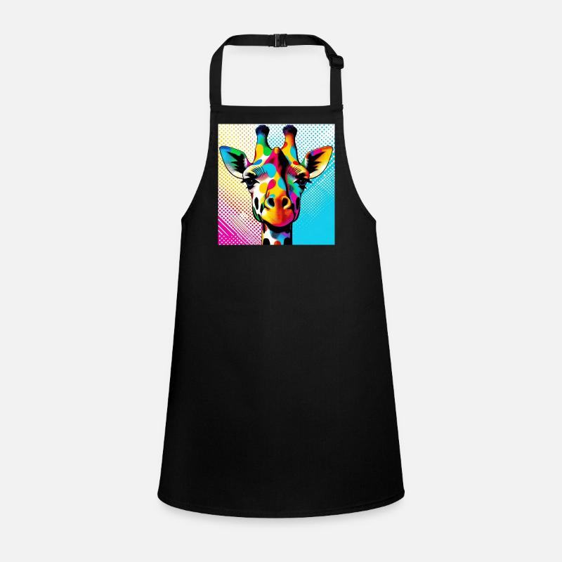 Giraffe Pop Art Children's Apron