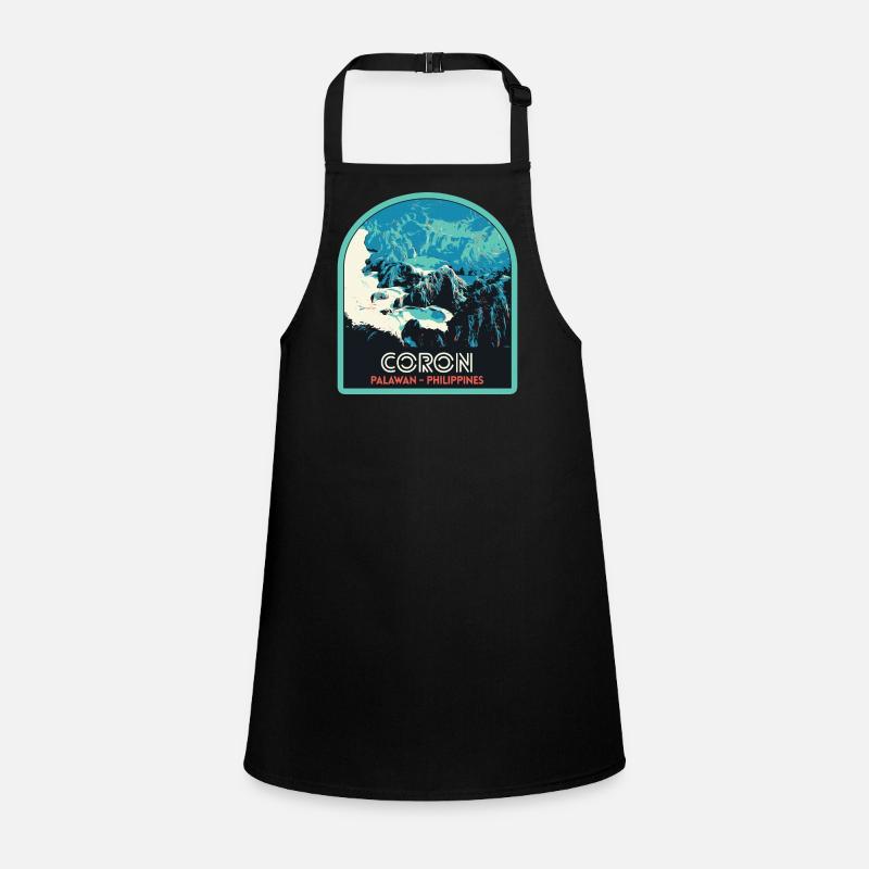 Tropical Paradise: Coron Coast, Palawan Children's Apron
