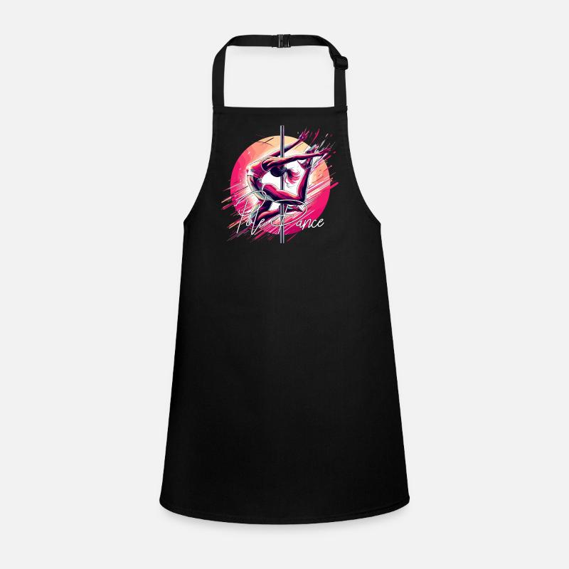 Cadeau rose dynamique de pole dance Tablier Enfant