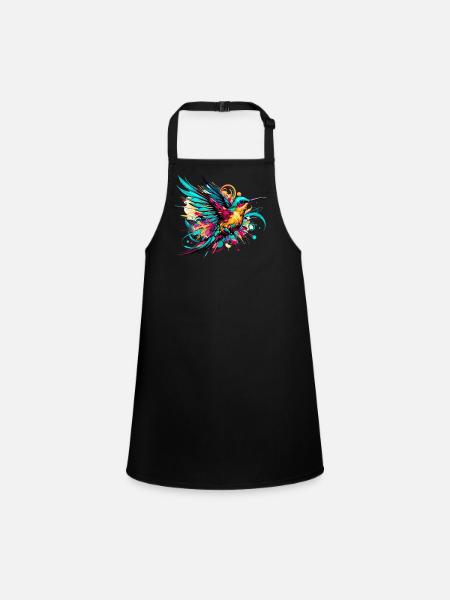 Colibri - Tablier Enfant - noir - Devant