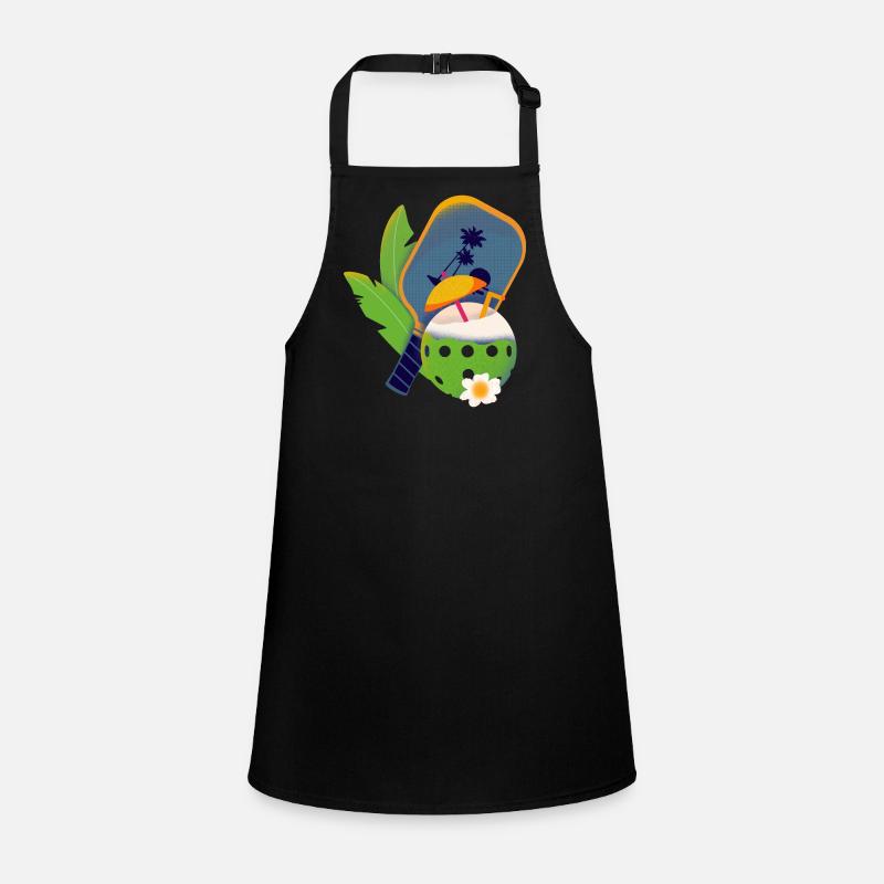 Tropical Pickleball Tablier Enfant