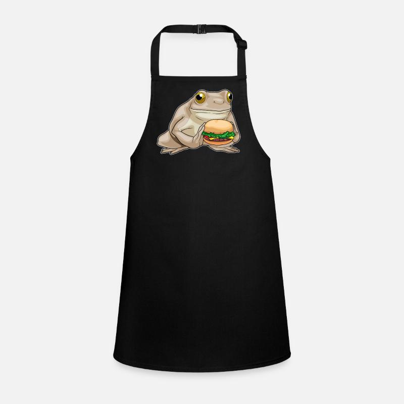 Frog Cheeseburger Children's Apron