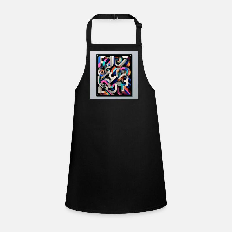 Experimental typography Children's Apron