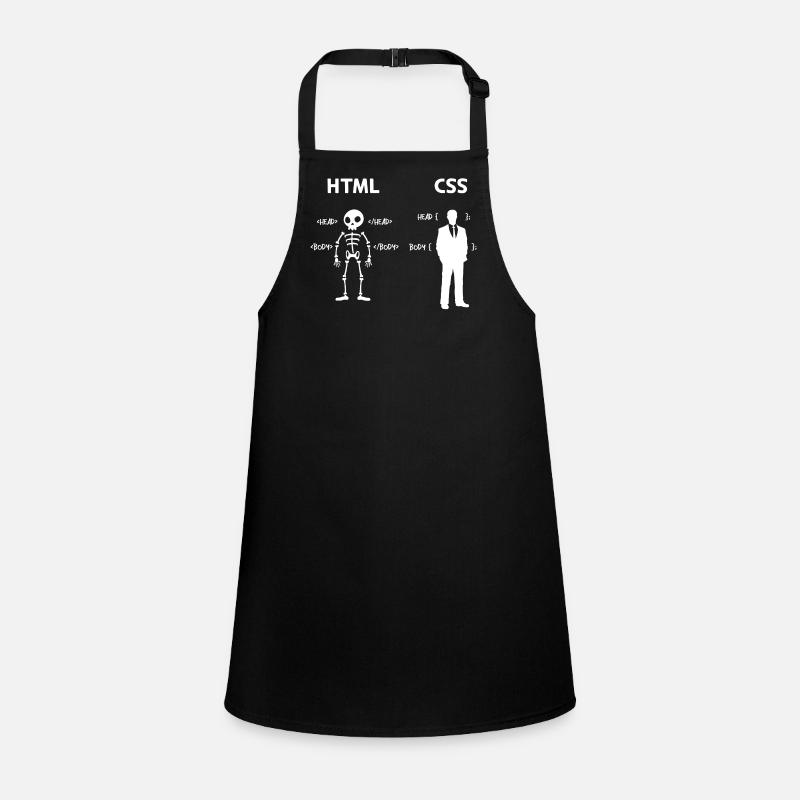 Code Css C++ Php Java Developer Code Scripting Children's Apron