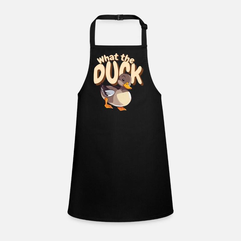 Ente Wasservogel Tier lustiger Spruch Schürze für Kinder