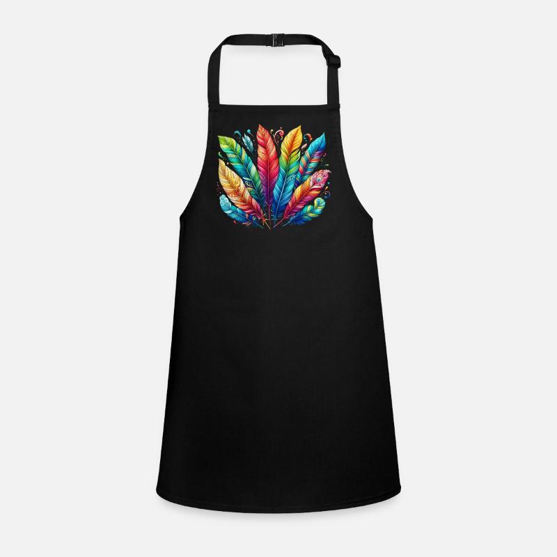 Feather Feather Pen Pens Children's Apron