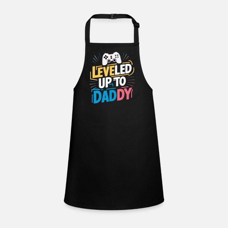 Leveled up to daddy Children's Apron
