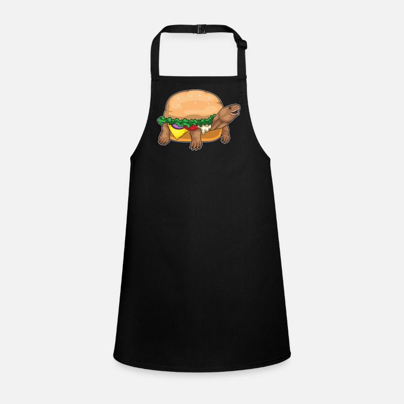 Turtle Cheeseburger Children's Apron