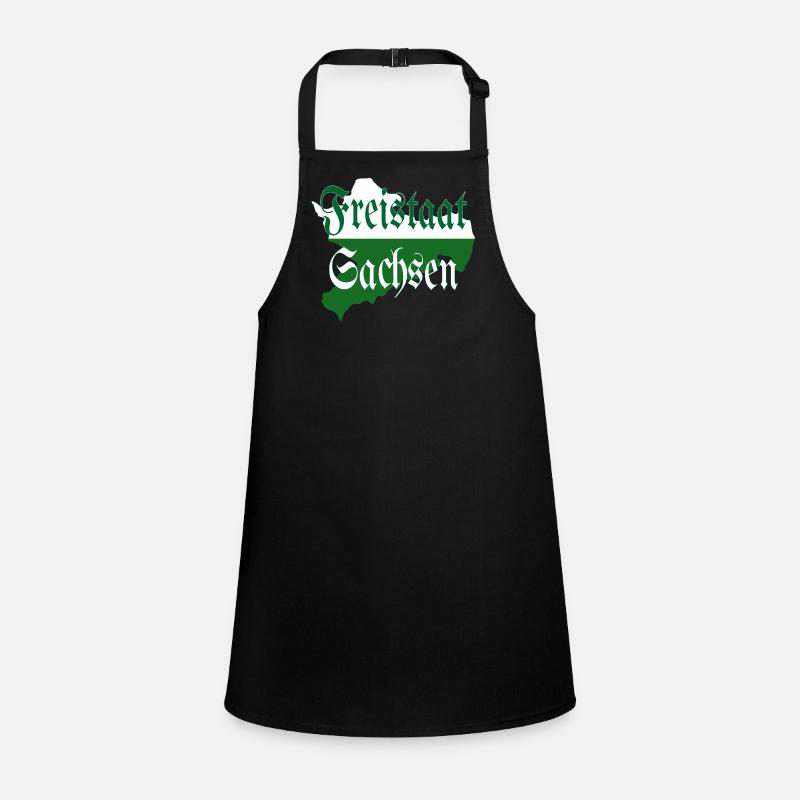 État libre de Saxe vert blanc Tablier Enfant
