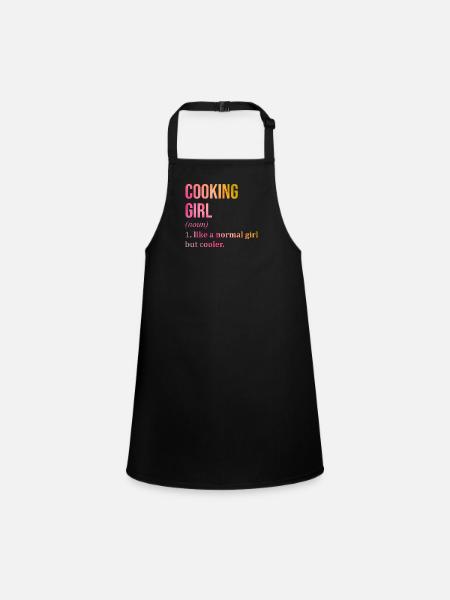 Cuisiner Cuisiner Cuisiner - Tablier Enfant - noir - Devant