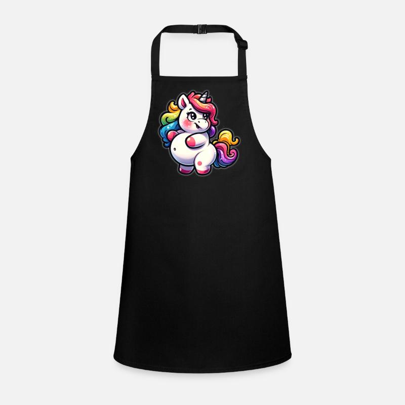 Cute Rainbow Unicorn Children's Apron