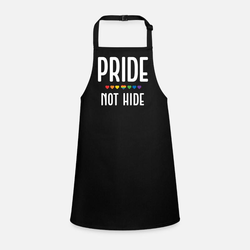 Mois de la fierté LGBT - Pride, not hide Tablier Enfant