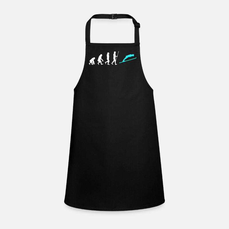 Skiing Winter Sports Evolution Skiers Winter Children's Apron