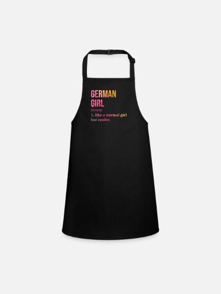 Germany Germany Germany - Children's Apron - black - Front