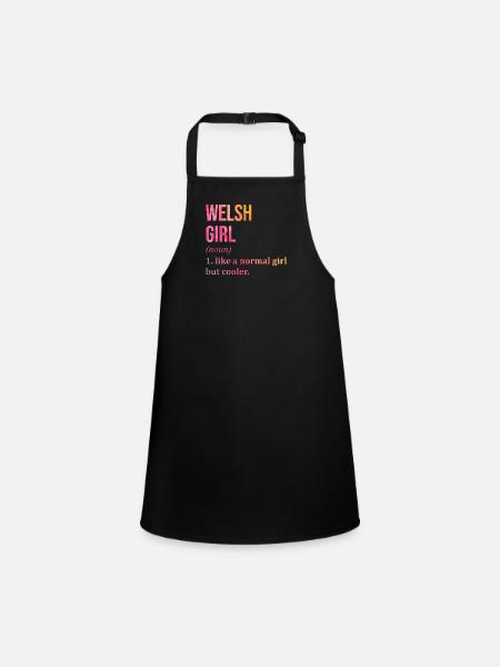 Wales Wales Wales - Children's Apron - black - Front