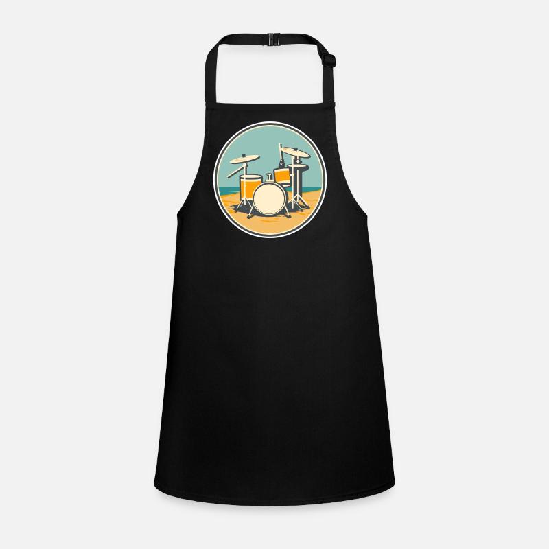 Illustration de batterie Tablier Enfant