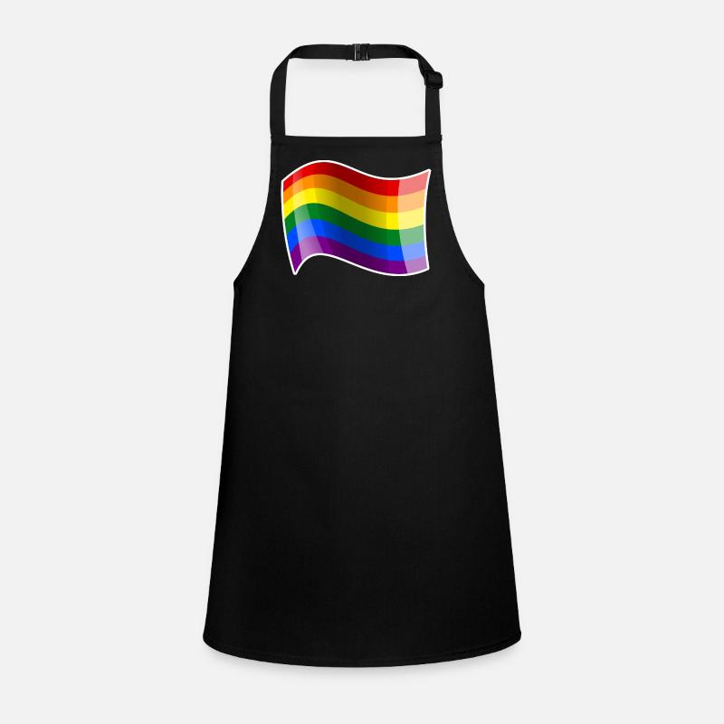 Regenbogenwelle Energieschimmer Schürze für Kinder