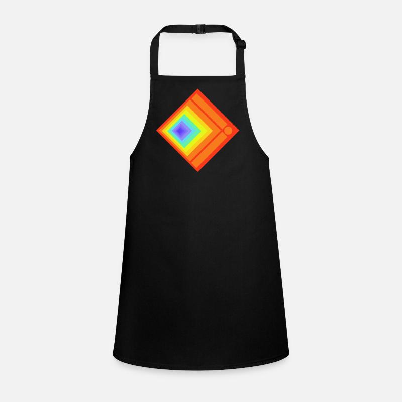 Geometric plays of colours and patterns Children's Apron