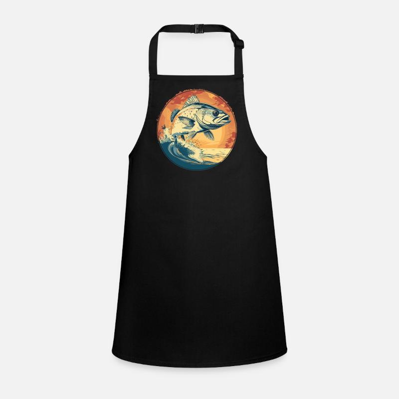 Fish Illustration Children's Apron