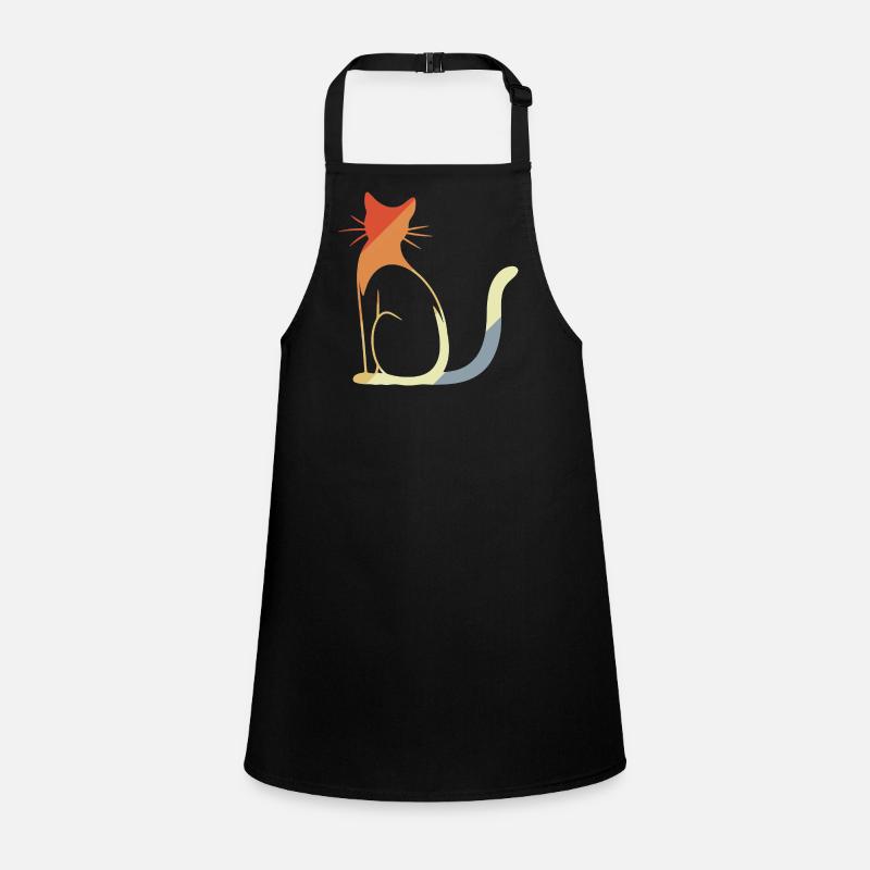 Dessin de chat Style Vintage Tablier Enfant
