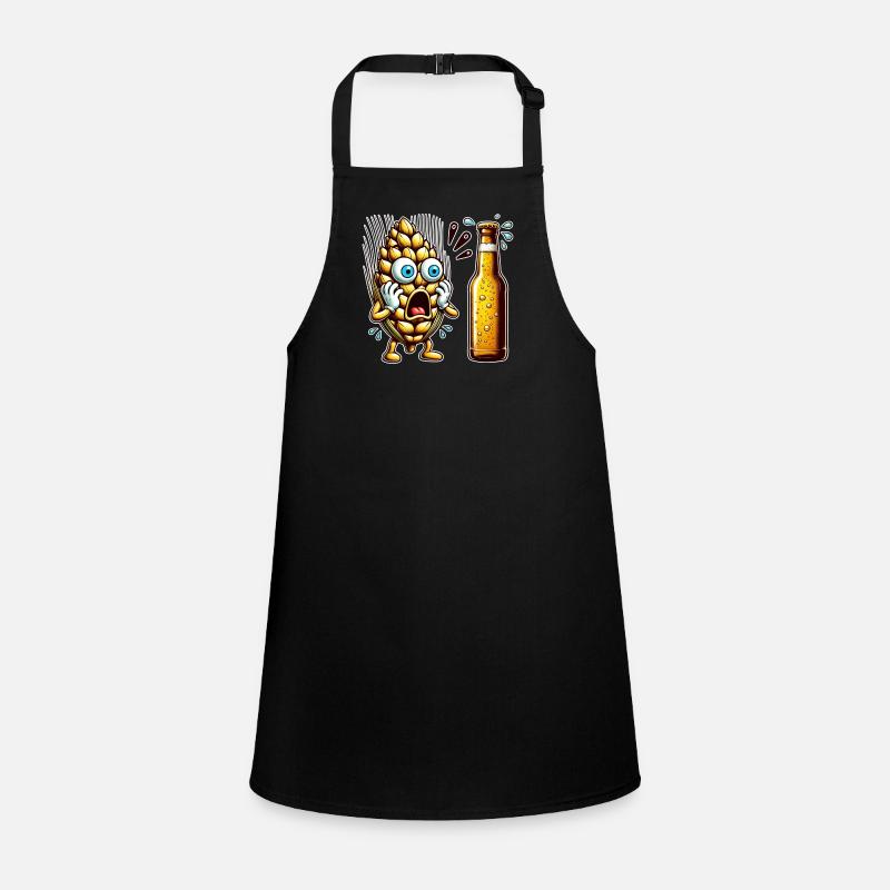 Funny beer hops design Children's Apron