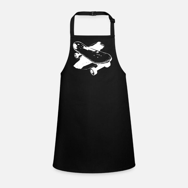 Skateboard Sketch Children's Apron