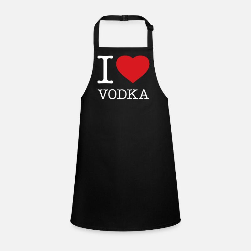 I LOVE VODKA Children's Apron
