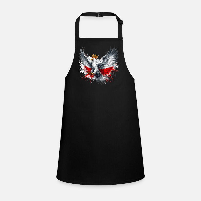 Poland Polska Polish Red White Eagle Crown Gift Children's Apron