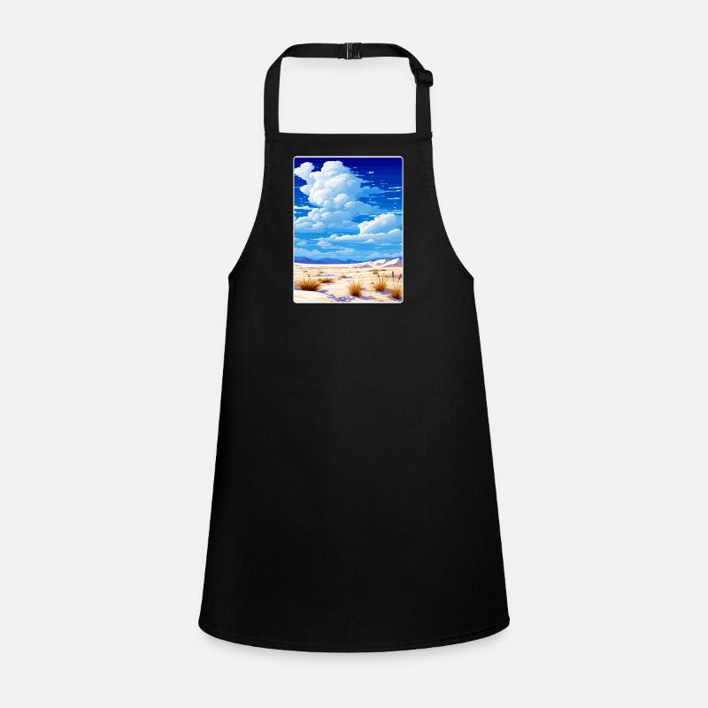 Affiche de voyage souvenir du parc national de White Sands Tablier Enfant