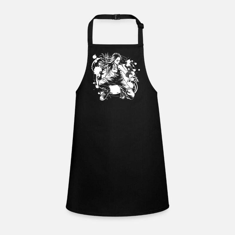 Breakdancer Mädchen Schürze für Kinder